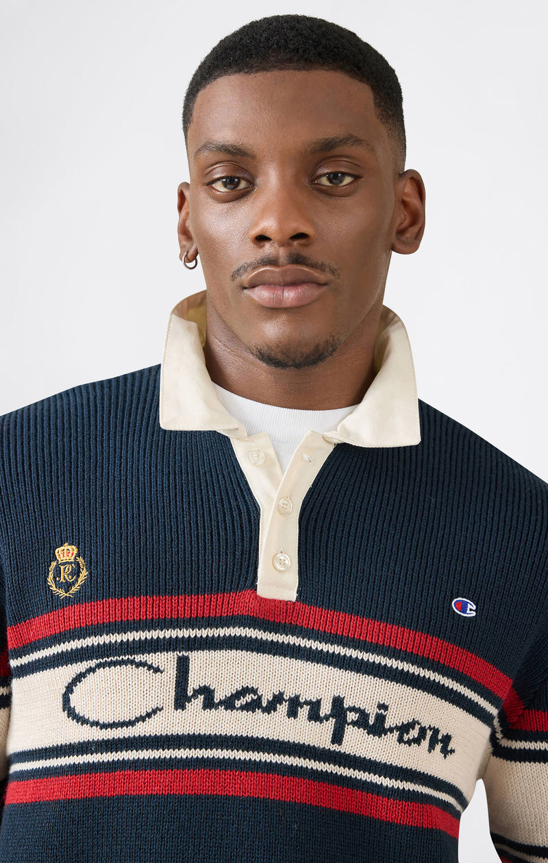 Men's Champion x Percival Jacquard Rugby Jumper