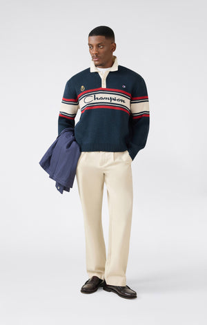 Men's Champion x Percival Jacquard Rugby Jumper