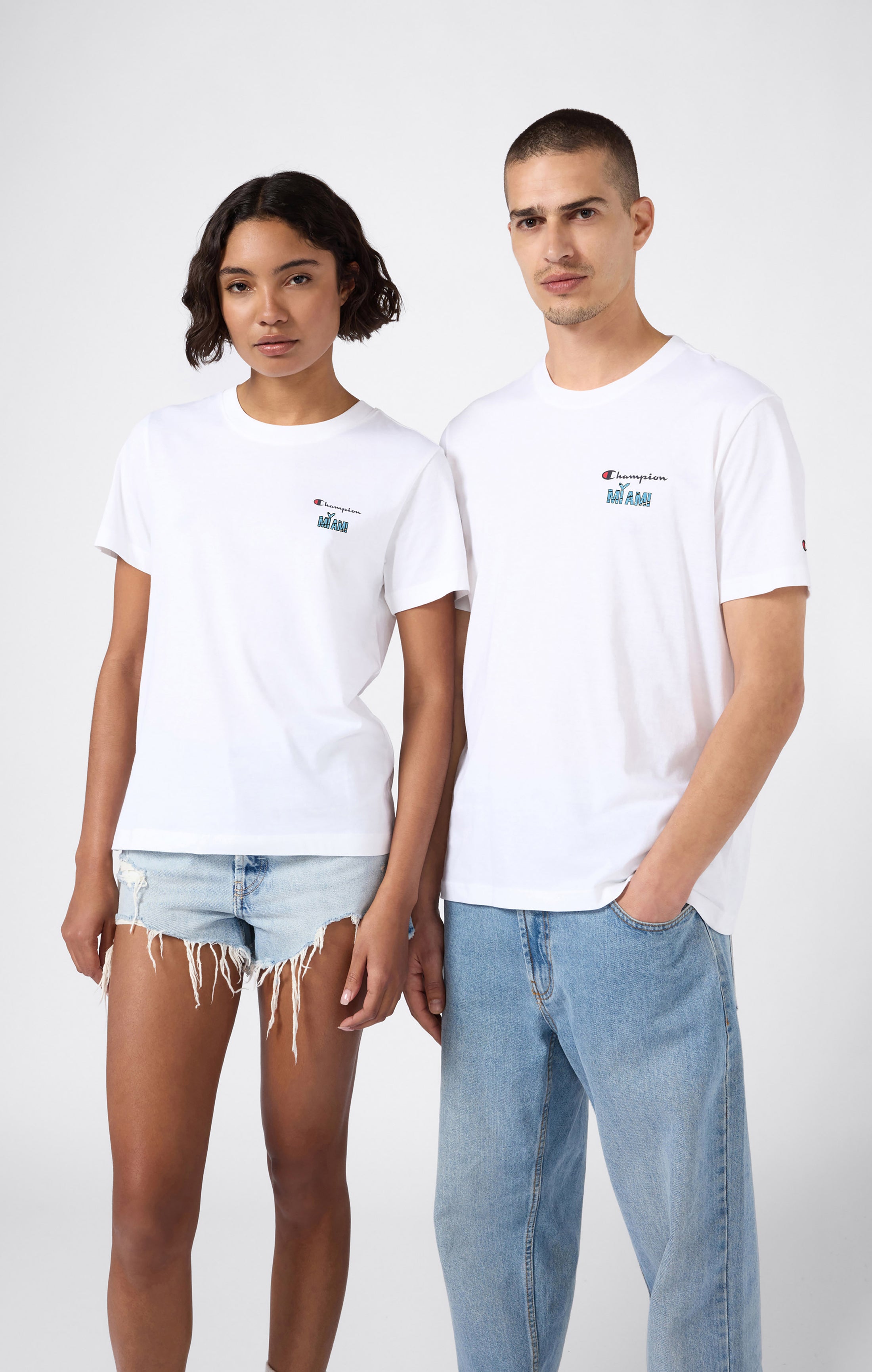 T-shirt Champion x MI AMI
