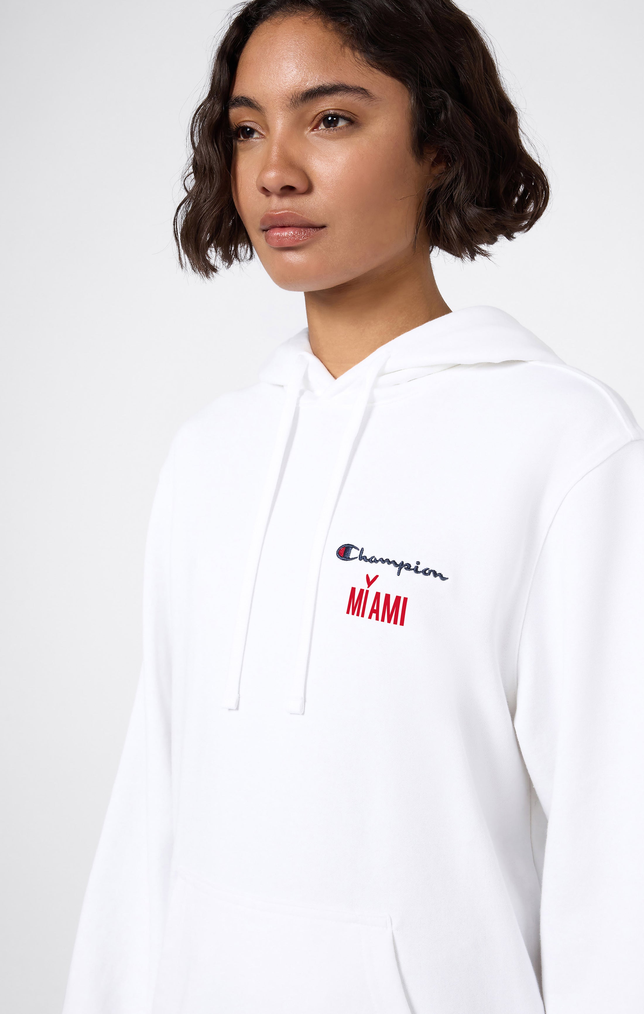 Felpa Slim Fit Leggera con cappuccio Champion x MI AMI