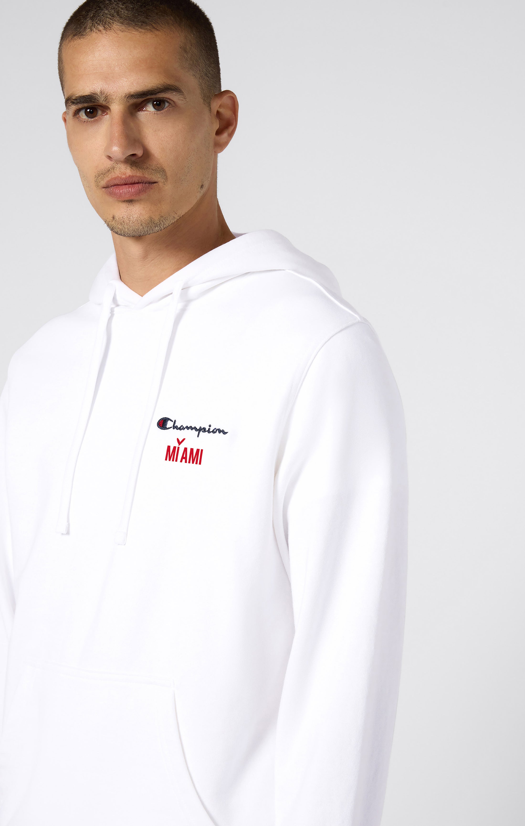 Felpa Slim Fit Leggera con cappuccio Champion x MI AMI