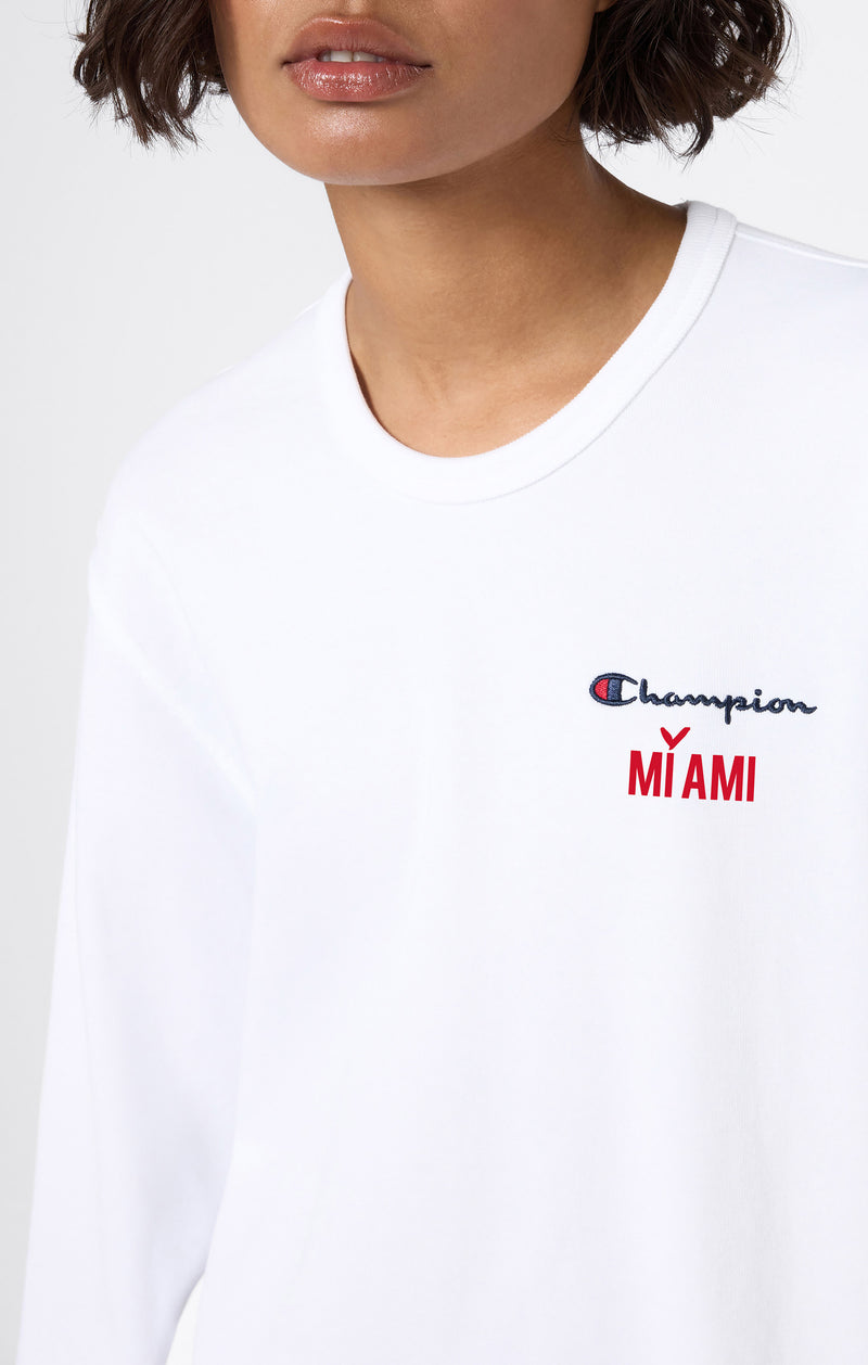 Felpa Slim Fit Leggera Champion x MI AMI