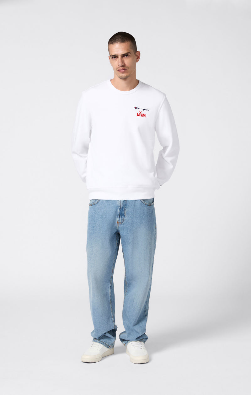 Felpa Slim Fit Leggera Champion x MI AMI