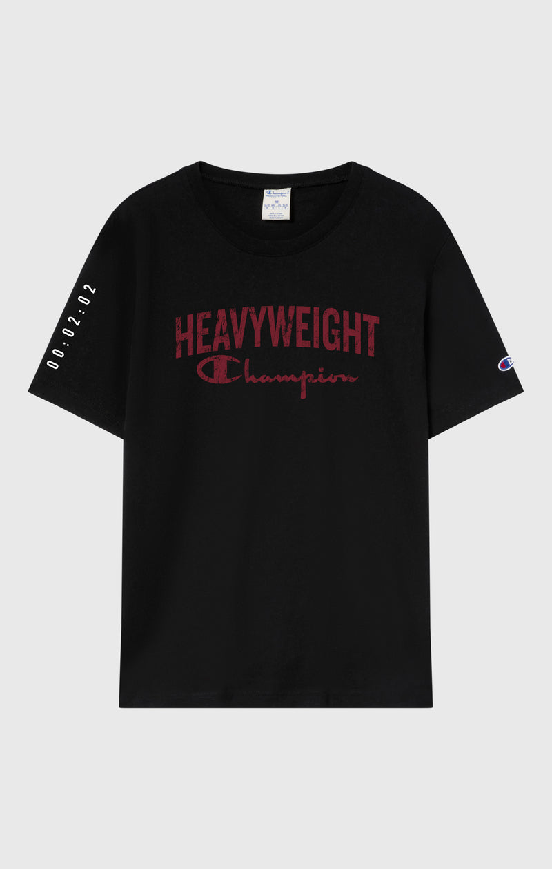 Champion x Aspinall T-shirt da uomo in cotone pesante Nero