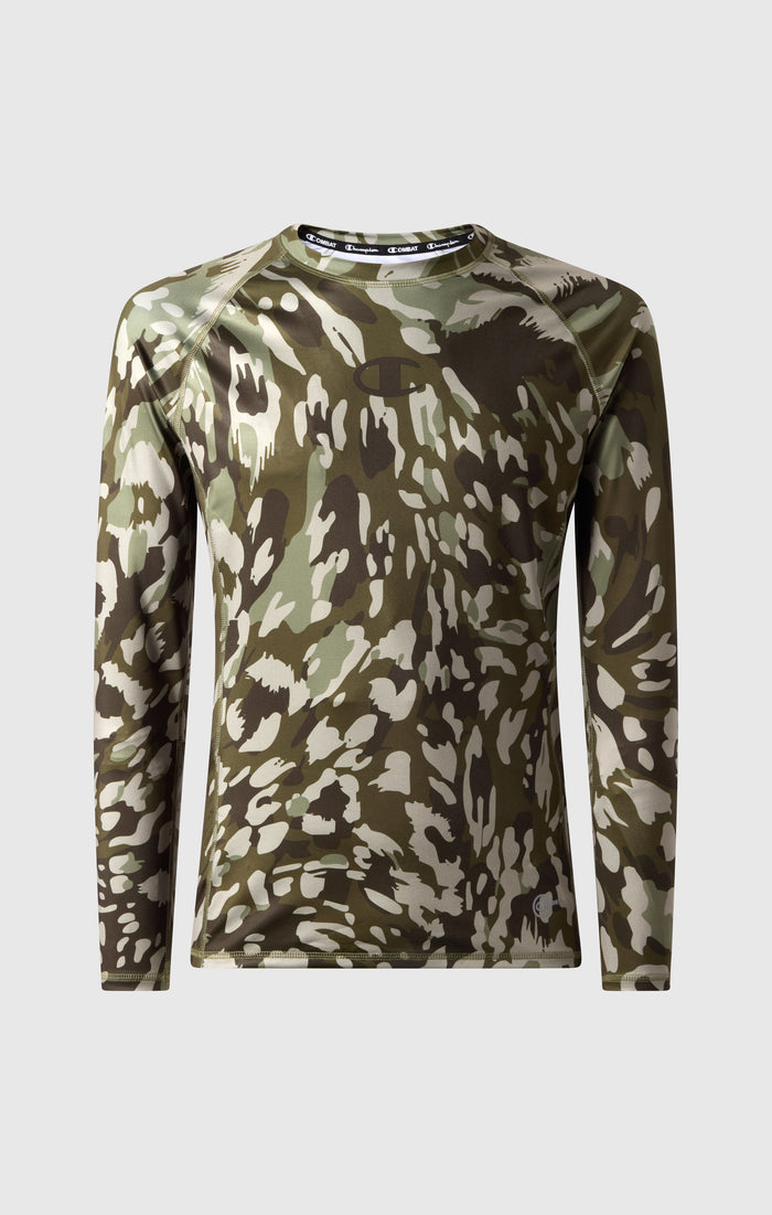 Maglia a Compressione a Manica Lunga da Uomo Combat