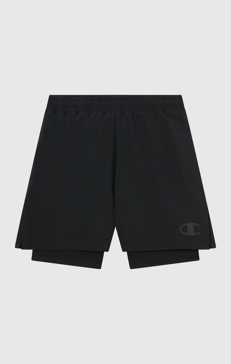Herren 2-in-1 Kompressionsshorts 5" Combat