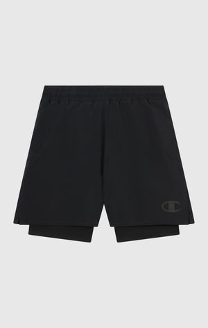 Short 2 en 1 de Compression 5" Homme Combat