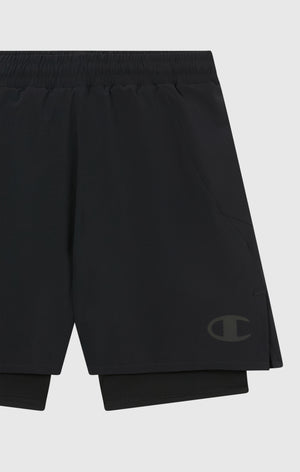 Short 2 en 1 de Compression 5" Homme Combat