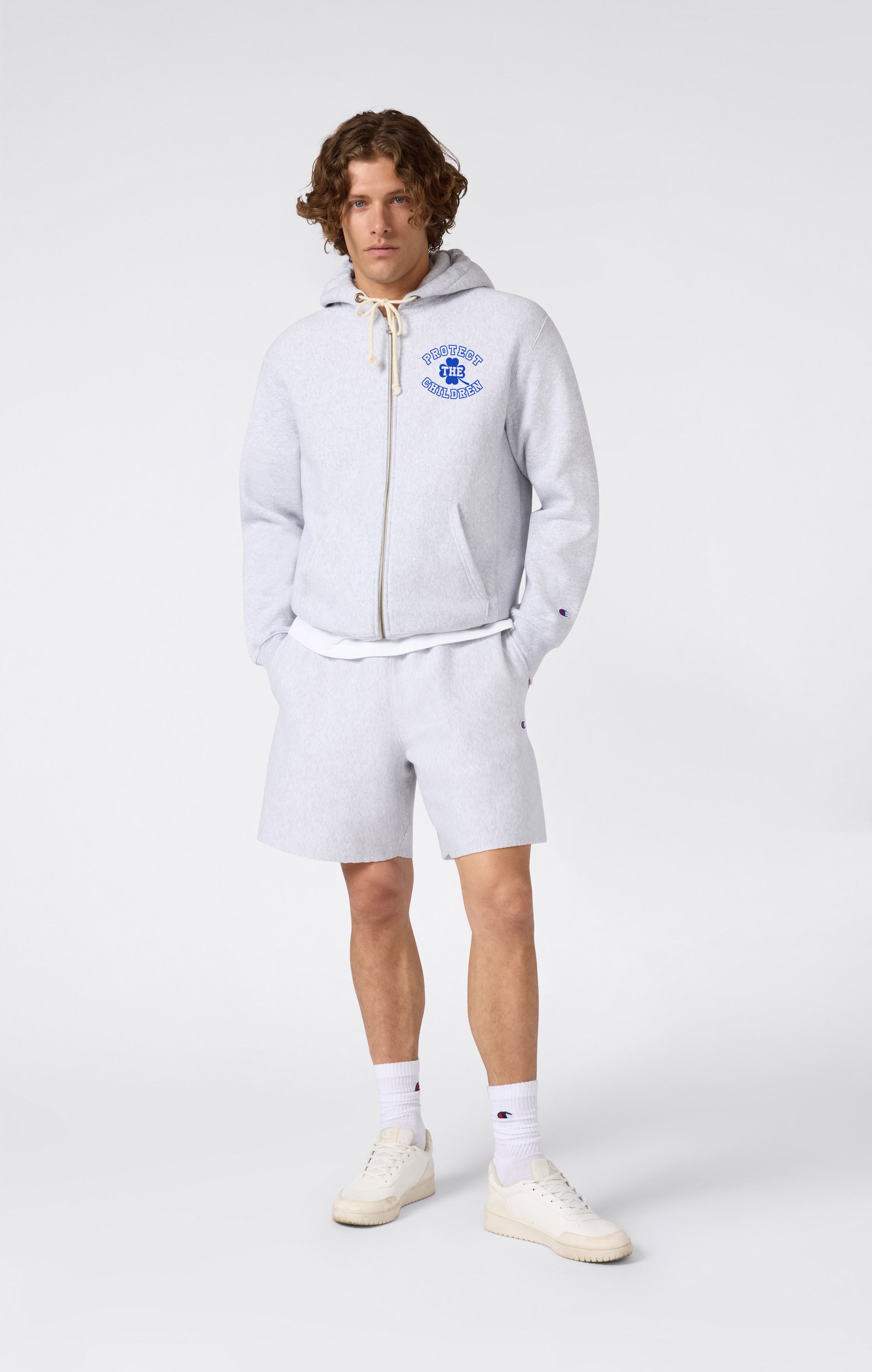 Champion x Protect The Children Reverse Weave Full Zip Hoodie