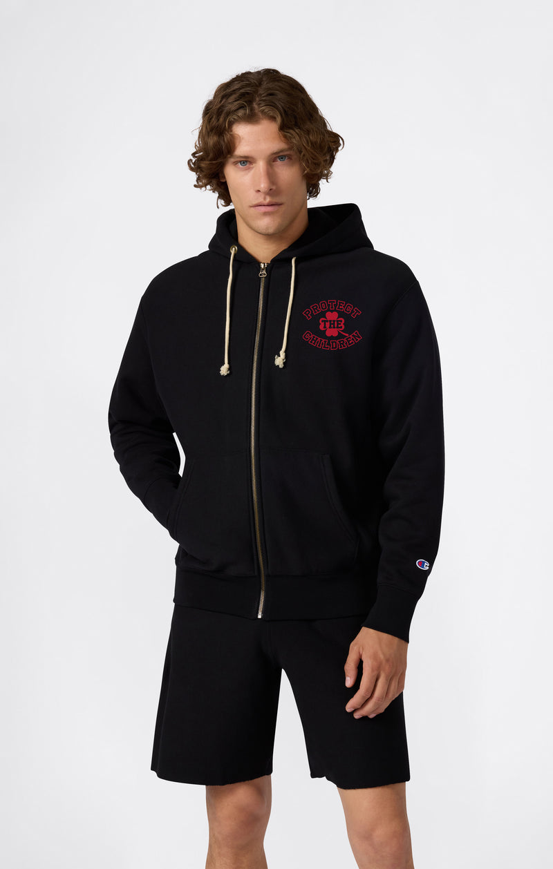 Champion x Protect The Children Reverse Weave Full Zip Hoodie
