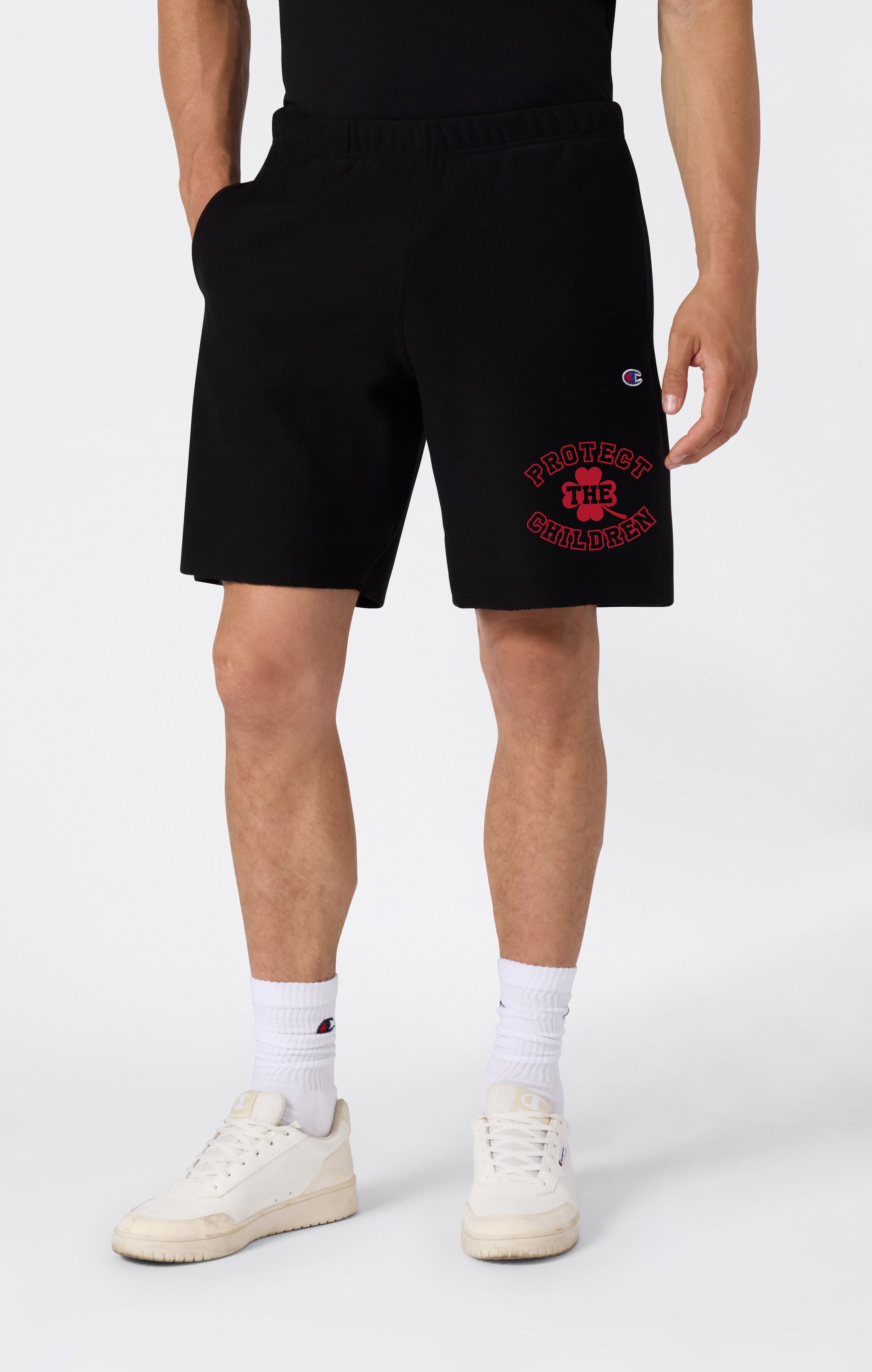Champion x Protect The Children Reverse Weave Fleece Shorts