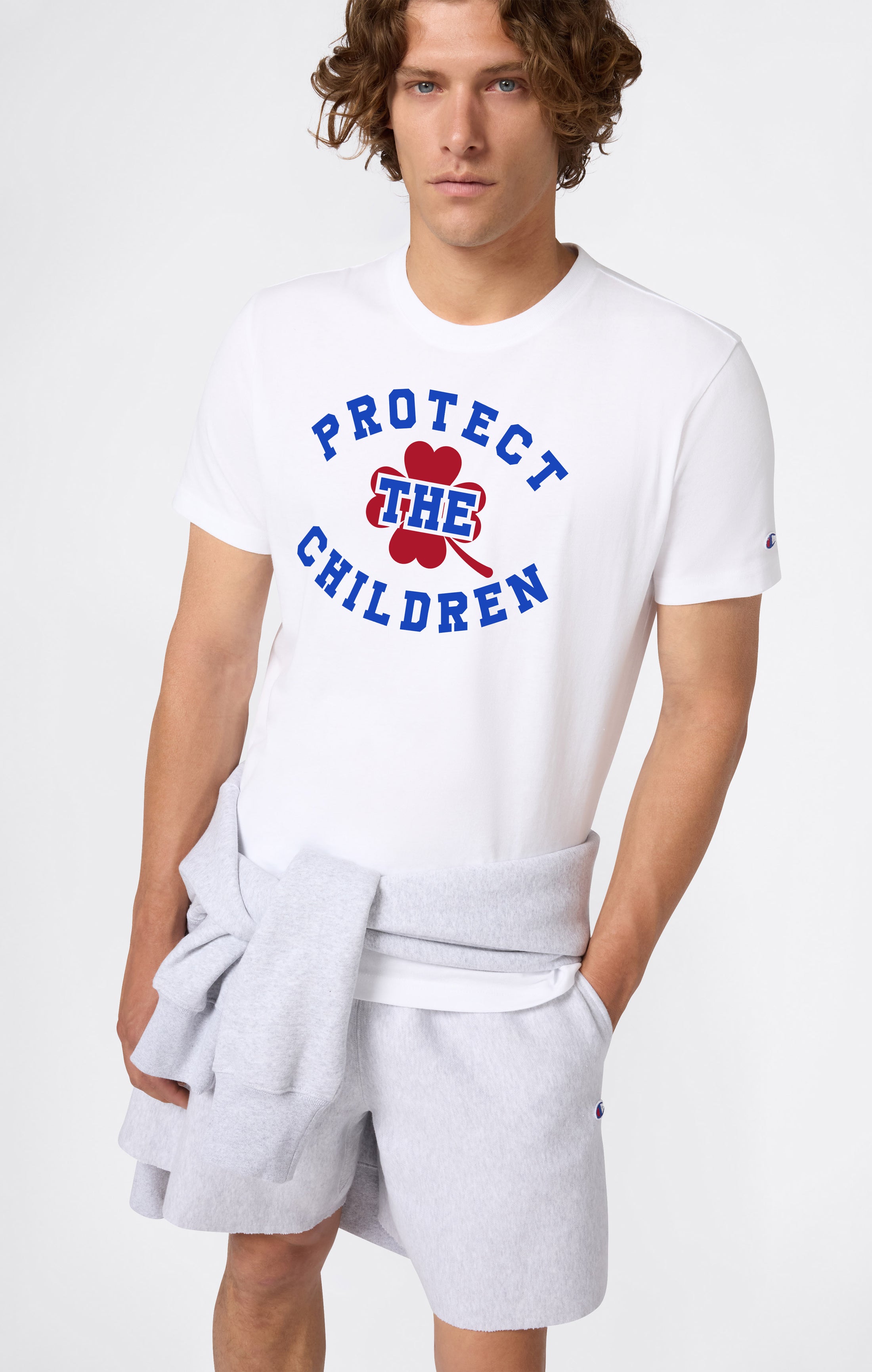Champion x Protect The Children T-Shirt Reverse Weave