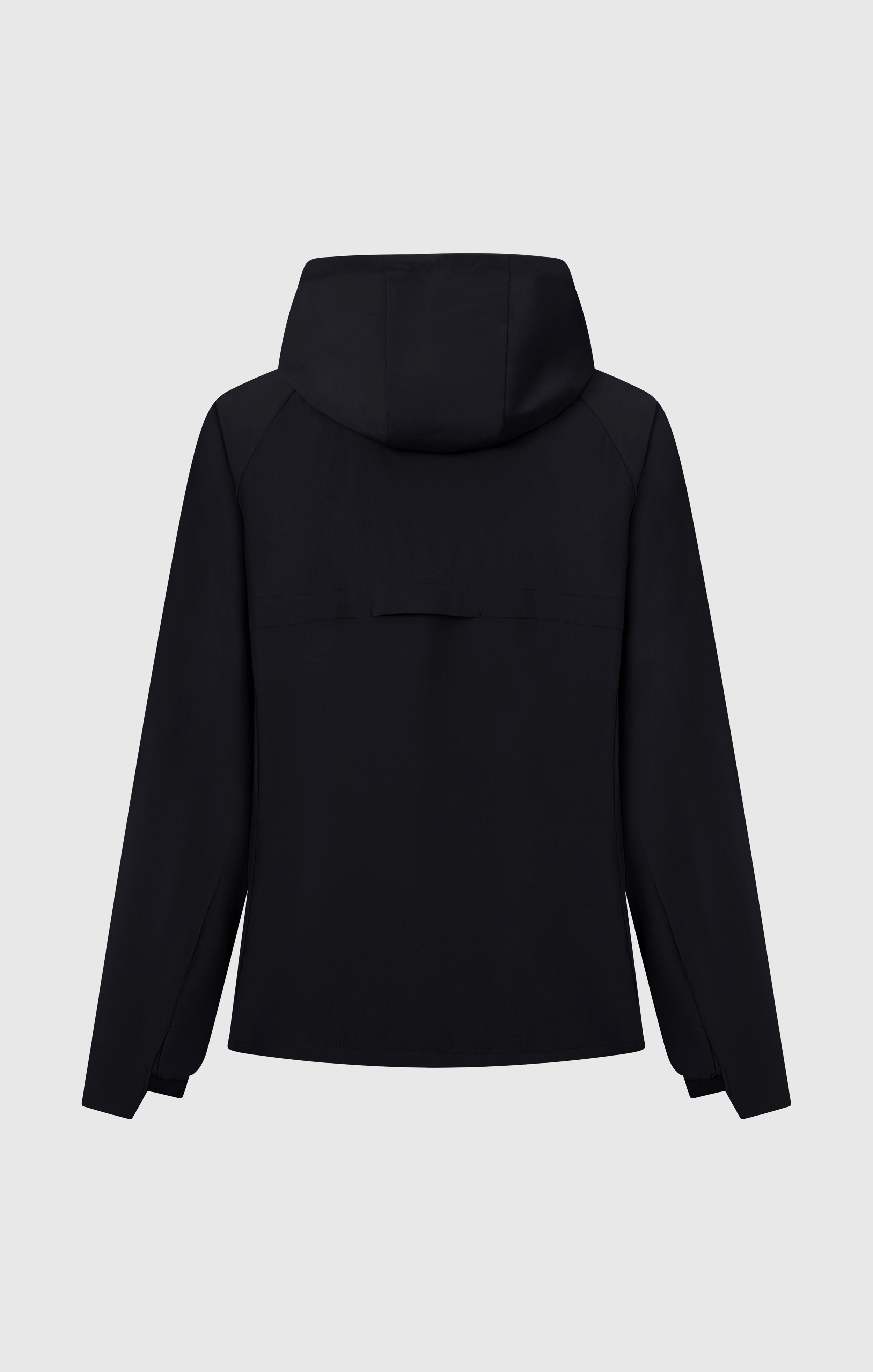 Track Top con Capucha de Nailon Stretch Woven para Hombre Slim Fit