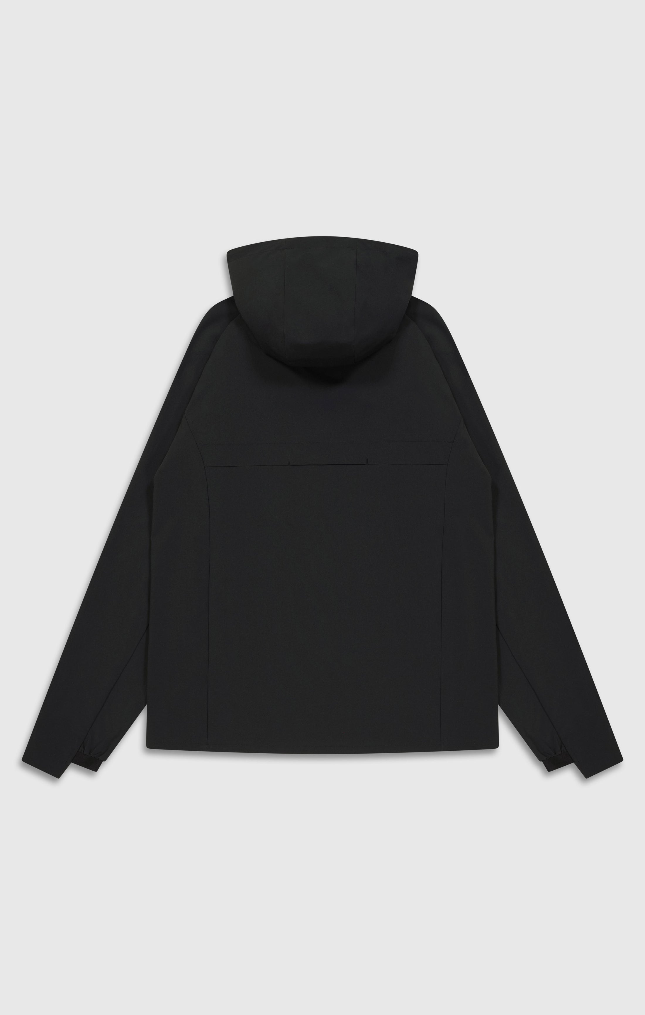 Men's Slim Fit Stretch Woven Nylon Hooded Jacket