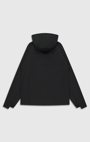 Men's Slim Fit Stretch Woven Nylon Hooded Jacket