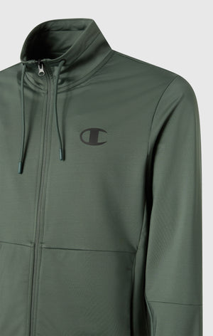 Men's Slim Fit Full-Zip Stretch Poly Hoodie