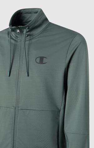 Men's Slim Fit Full-Zip Stretch Poly Hoodie