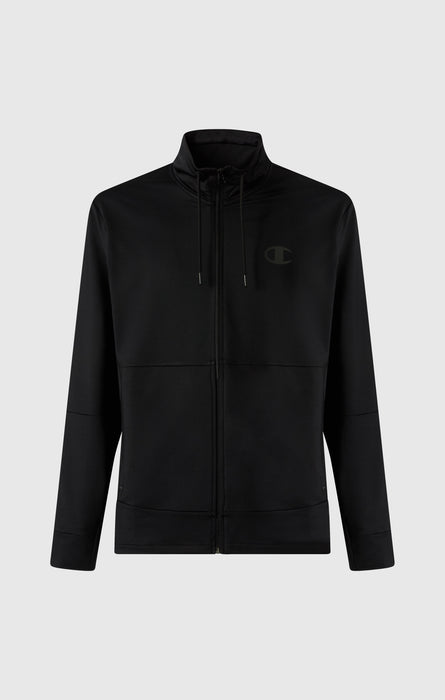 Felpa con Zip Intera Stretch Poly Slim Fit Uomo