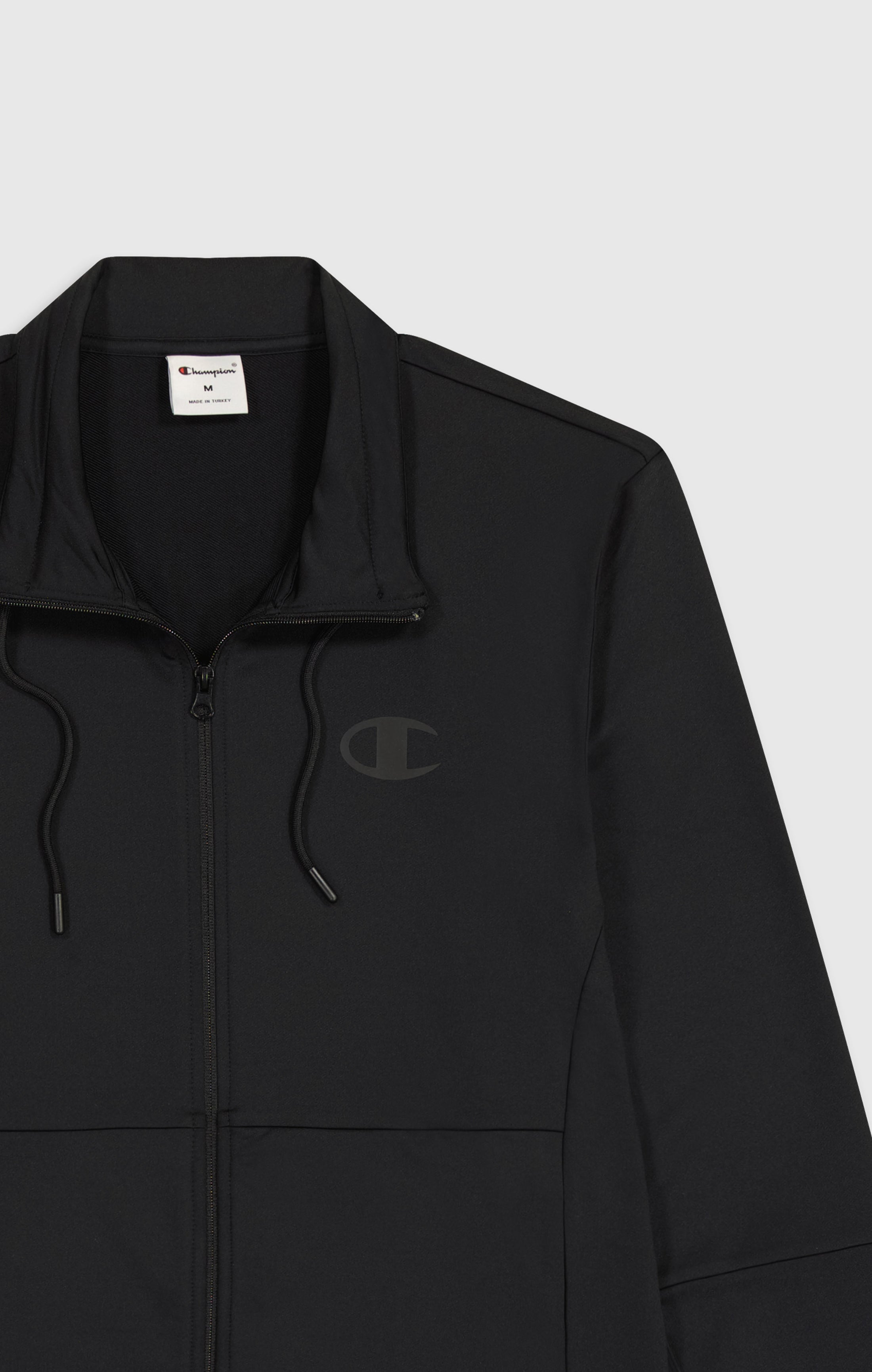 Men's Slim Fit Full-Zip Stretch Poly Hoodie