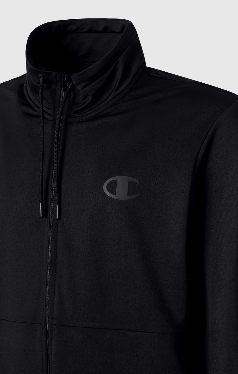 Sudadera con Capucha de Poliéster Elástico Hombre Slim Fit con Cremallera Completa