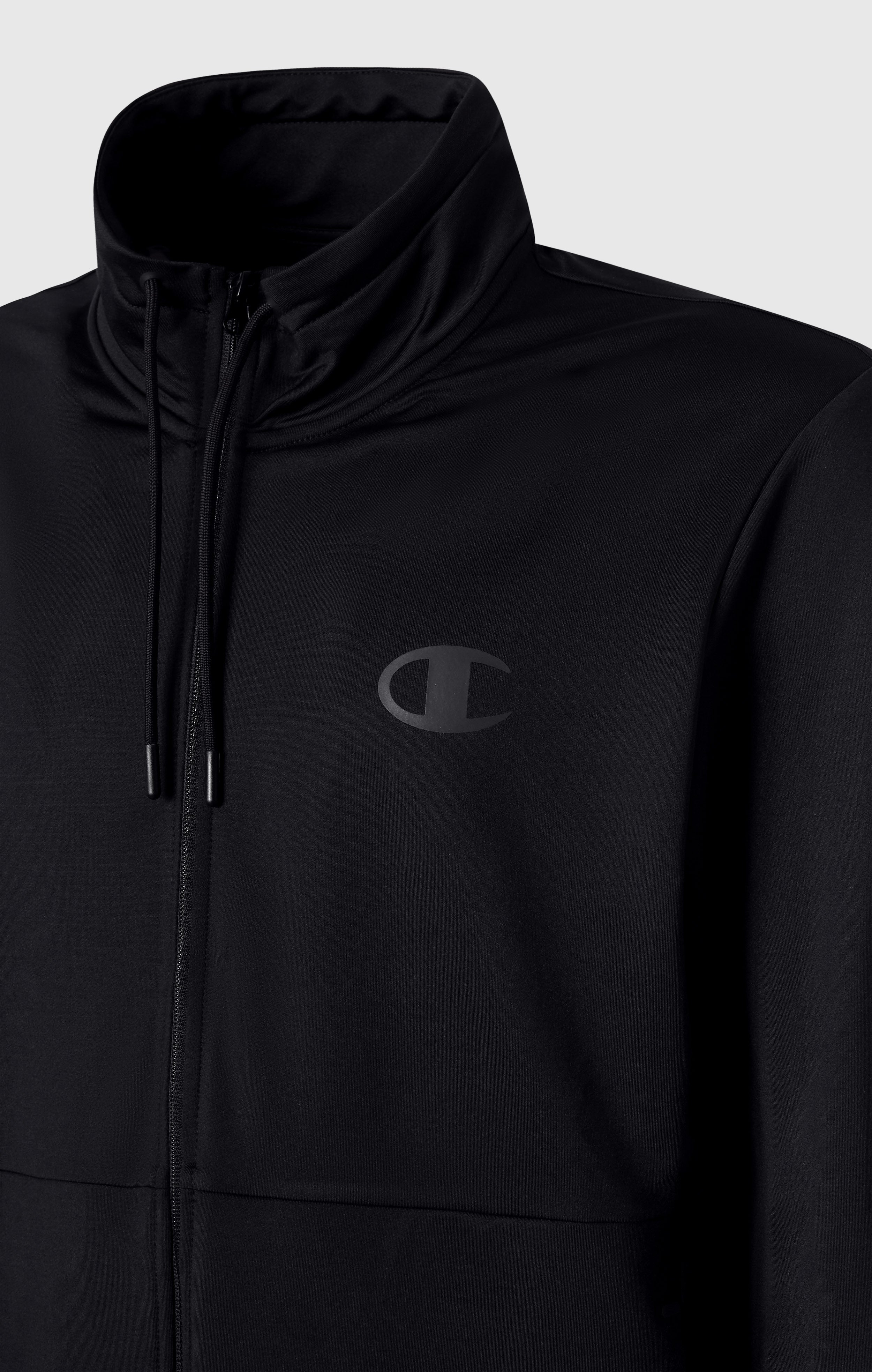 Sudadera con Capucha de Poliéster Elástico Hombre Slim Fit con Cremallera Completa