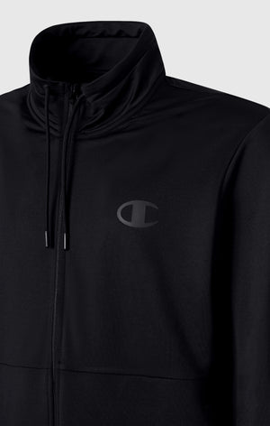 Sudadera con Capucha de Poliéster Elástico Hombre Slim Fit con Cremallera Completa