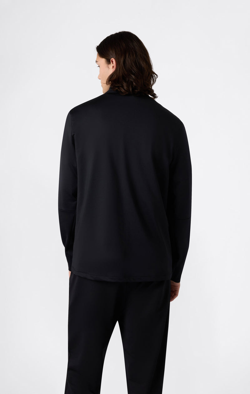 Sudadera con Capucha de Poliéster Elástico Hombre Slim Fit con Cremallera Completa