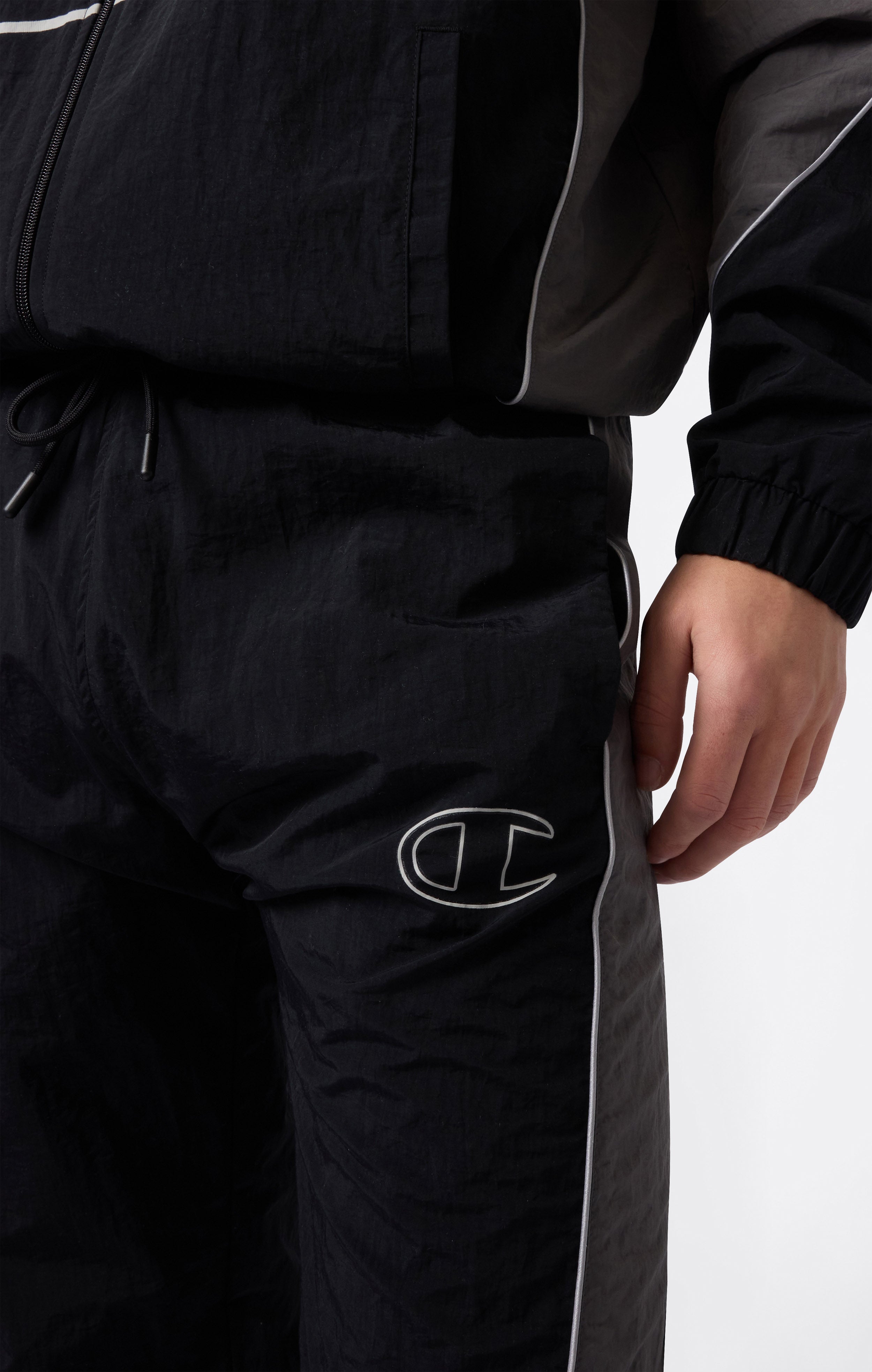 Men's Loose Fit Woven Nylon Pants
