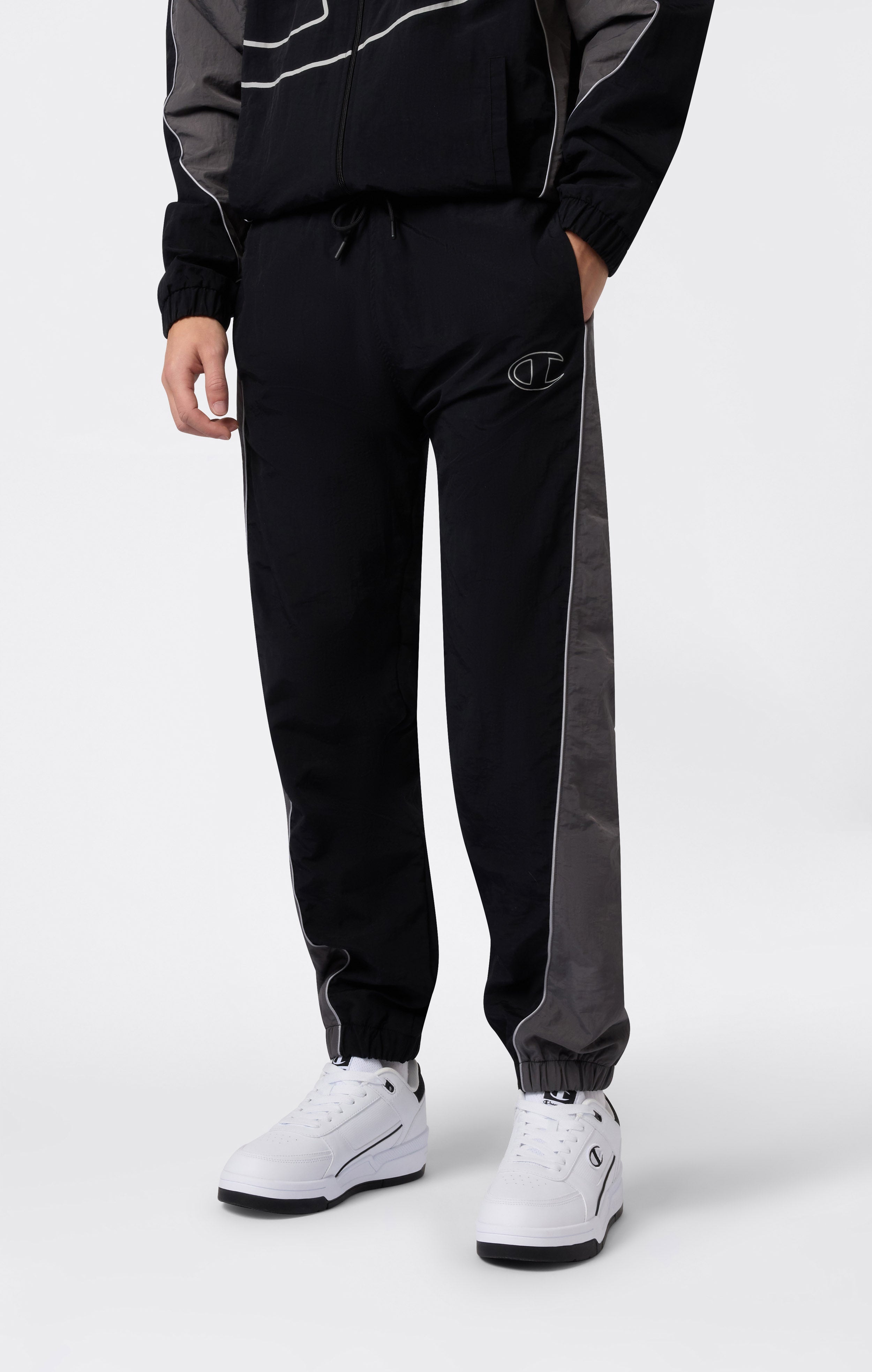 Men's Loose Fit Woven Nylon Pants