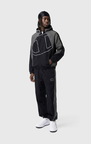 Pantalon Loose Fit en Nylon Tissé Homme