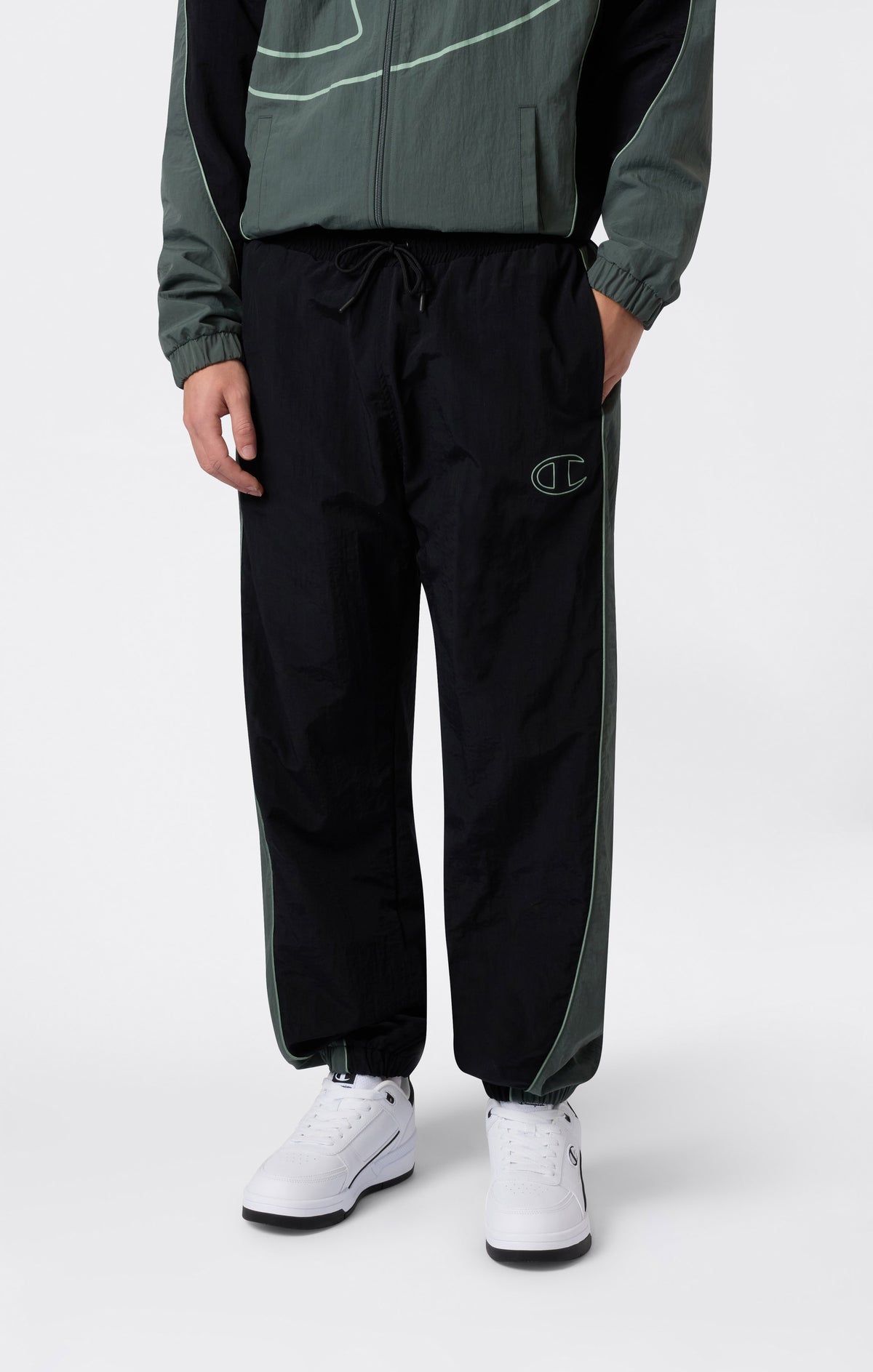 Herren Loose Fit Woven-Nylonhose