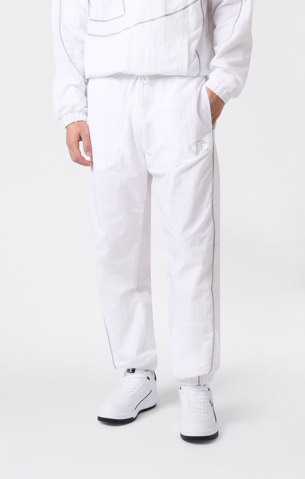 Men's Loose Fit Woven Nylon Pants