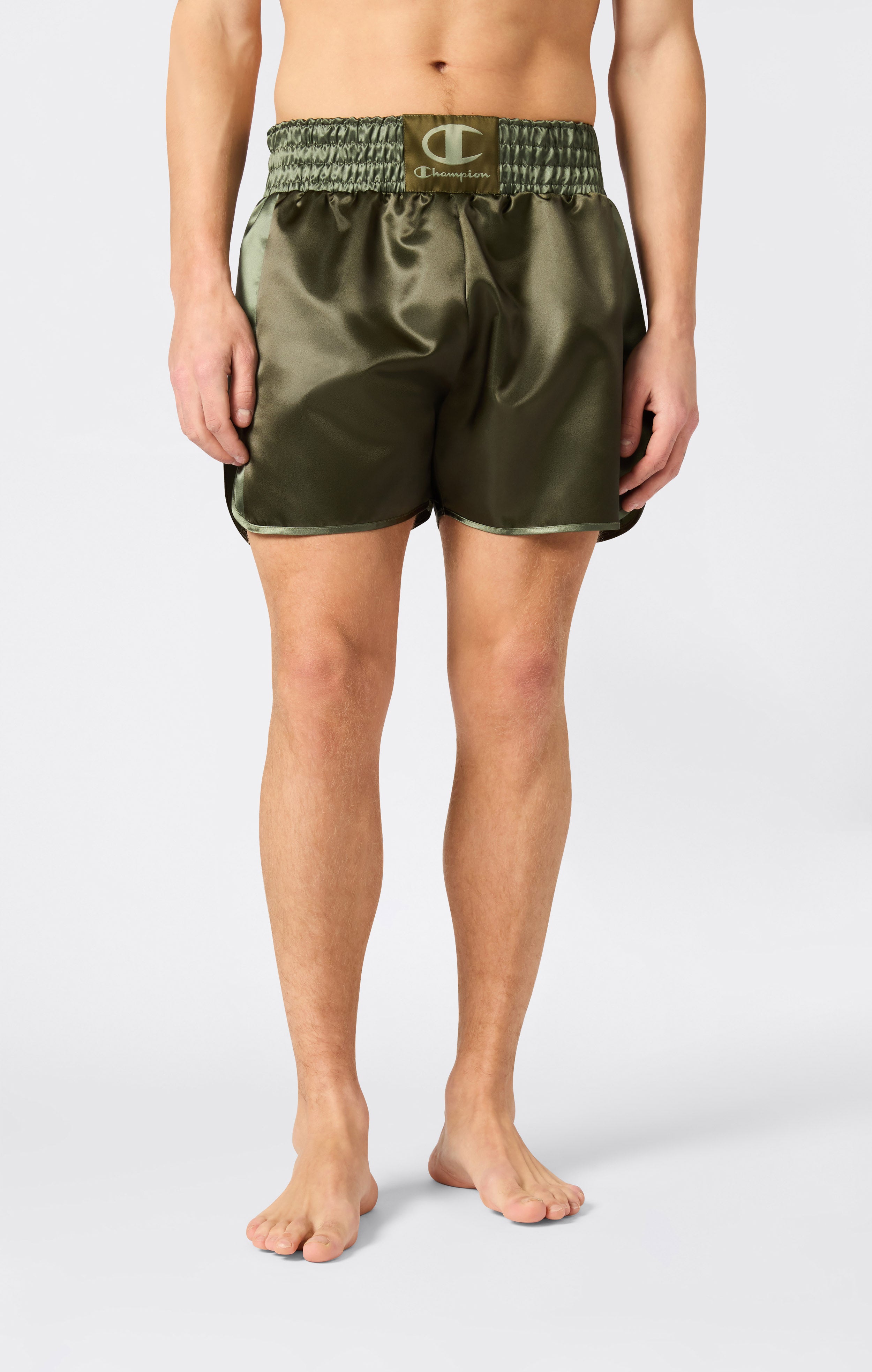 Short Satiné Homme Combat