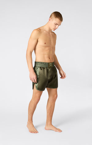 Short Satiné Homme Combat