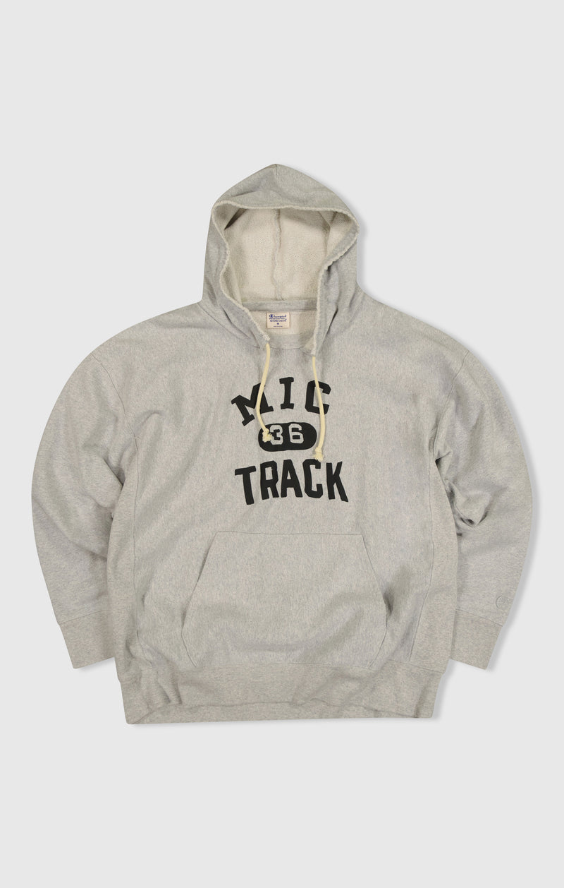 Felpa con Cappuccio Reverse Weave Time Capsule da Uomo