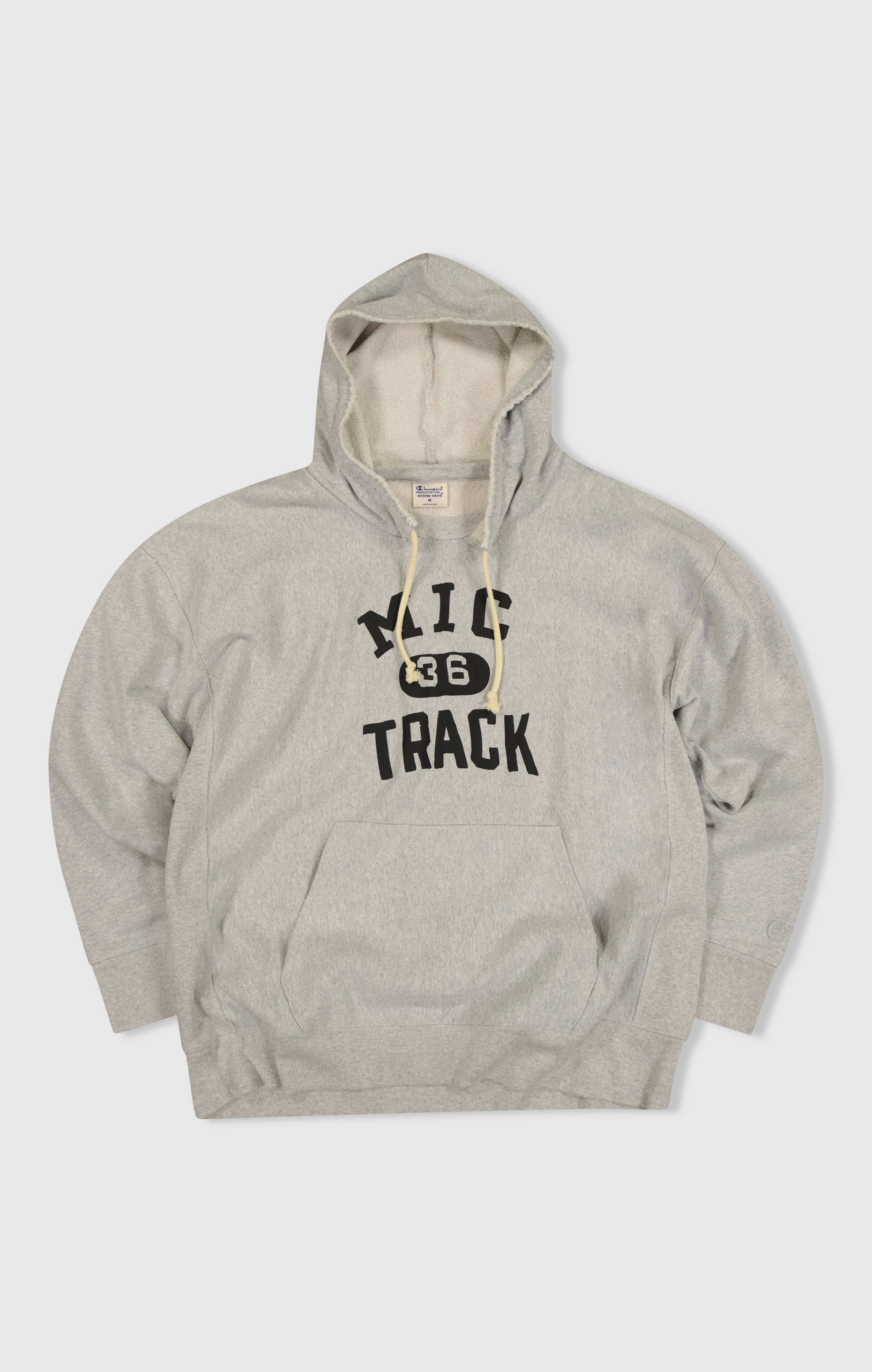 Felpa con Cappuccio Reverse Weave Time Capsule da Uomo