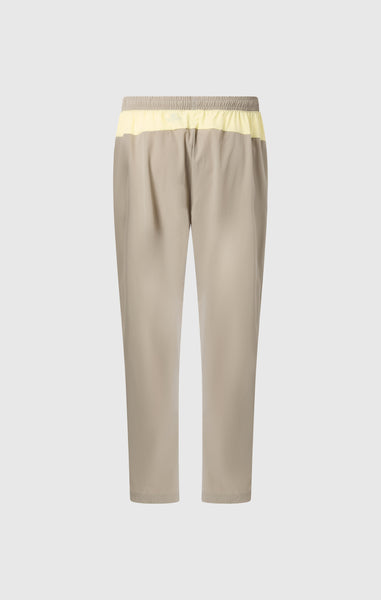 Pantalon Homme à Ourlet Droit en Tissu Stretch