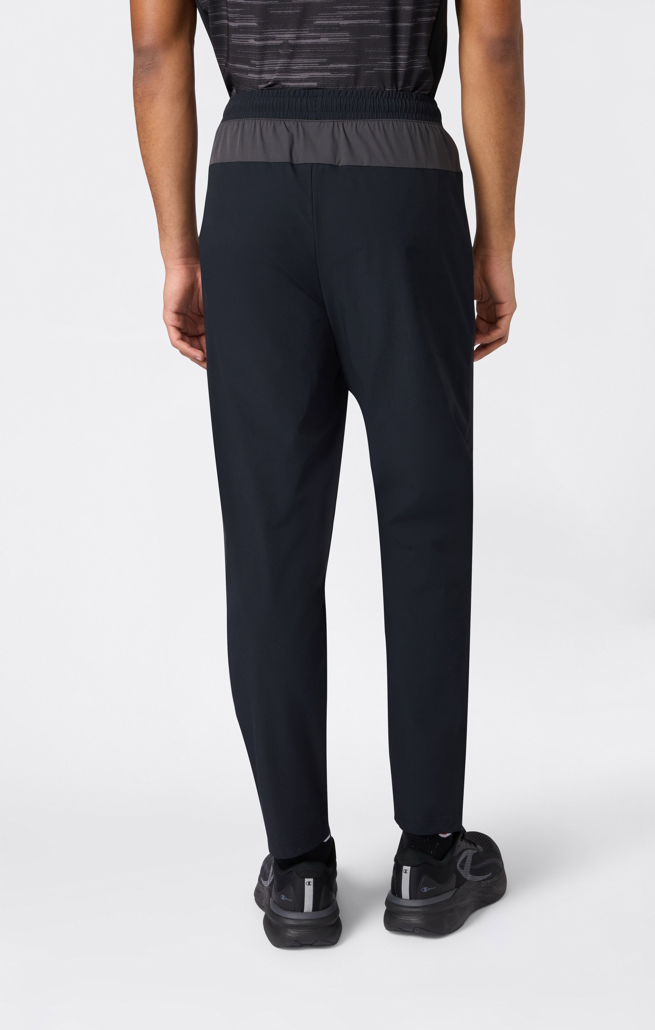 Pantalon Homme à Ourlet Droit en Tissu Stretch