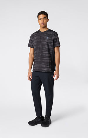 Pantalon Homme à Ourlet Droit en Tissu Stretch