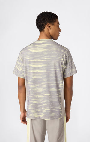 Quick-Dry Trainings-T-Shirt mit Allover-Print für Herren