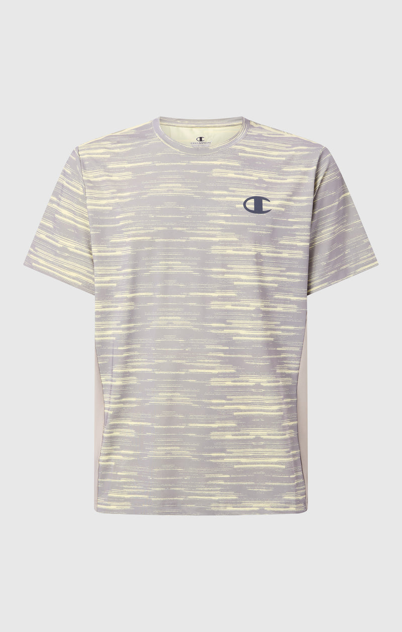 Quick-Dry Trainings-T-Shirt mit Allover-Print für Herren