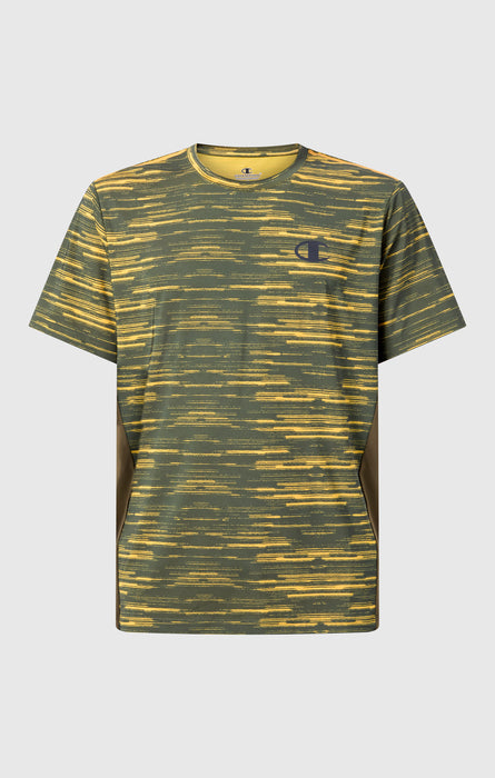 Quick-Dry Trainings-T-Shirt mit Allover-Print für Herren