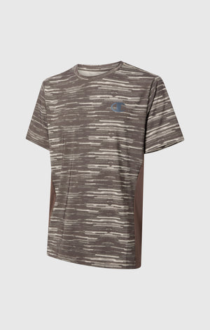 Quick-Dry Trainings-T-Shirt mit Allover-Print für Herren