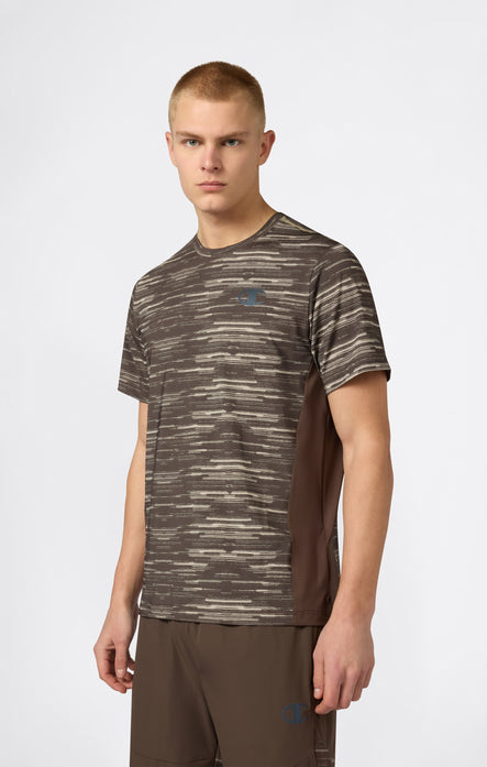 Training Quick-Dry Allover Print T-Shirt for Men
