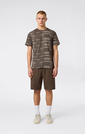 Quick-Dry Trainings-T-Shirt mit Allover-Print für Herren