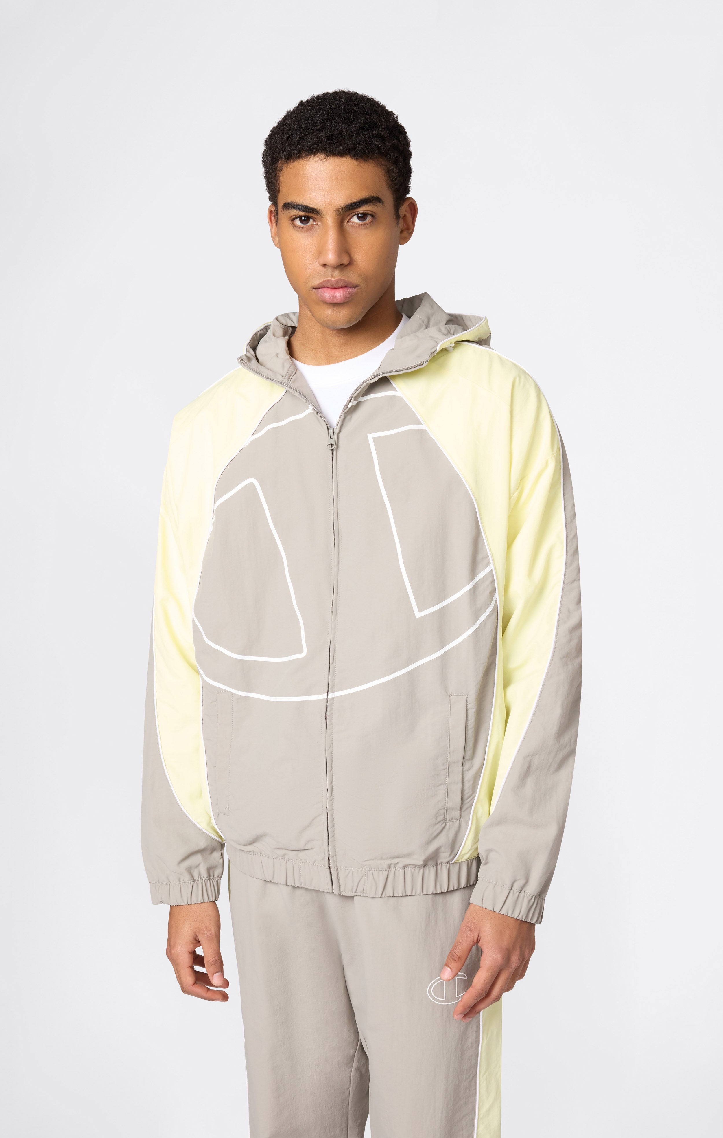 Leichte Kapuzenjacke mit Reißverschluss für Herren