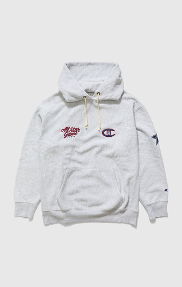 Sweat à Capuche Homme Épais avec Intérieur Gratté Champion x All Star Game