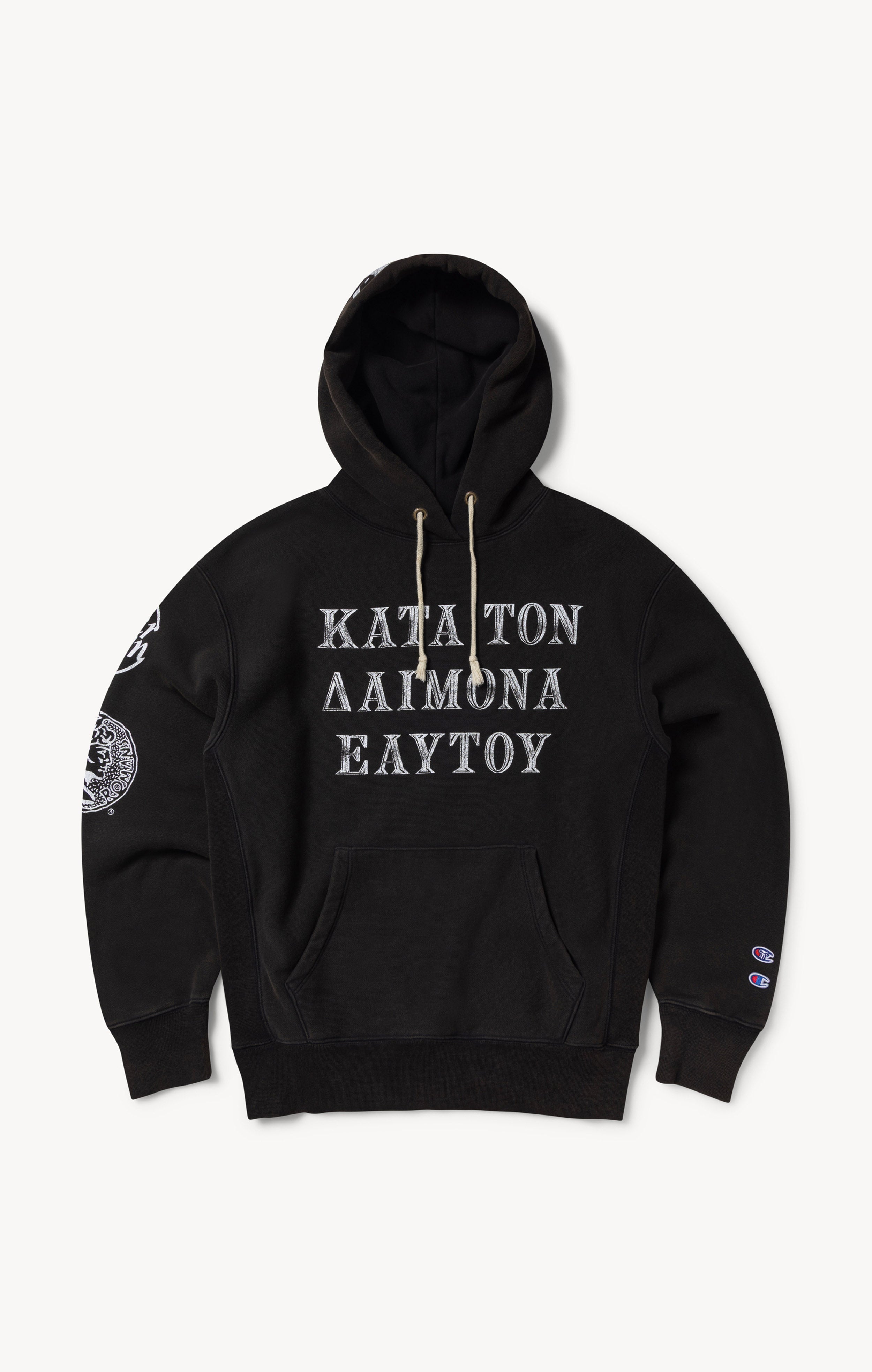 Sweat à capuche à graphique Aries x Champion unisexe