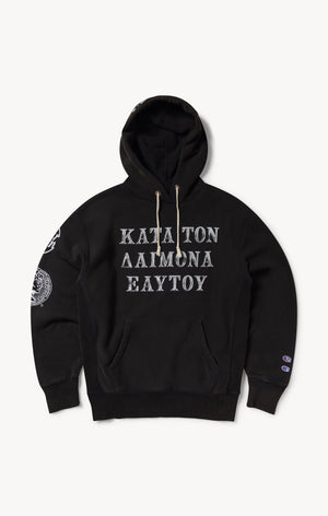 Sweat à capuche à graphique Aries x Champion unisexe