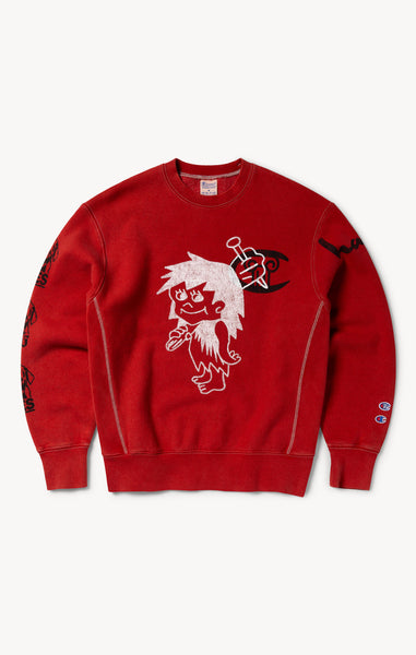 Unisex Graphic Crewneck Sweatshirt Aries x Champion